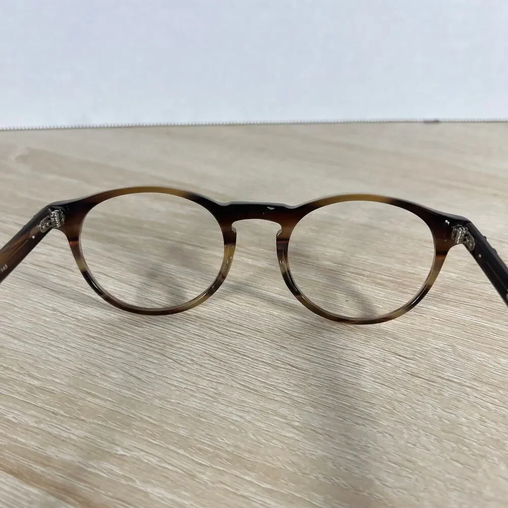 Ray-Ban RB5283 5139 Round Eyeglasses Havan Brown Striped 49-21-145 Excellent Con